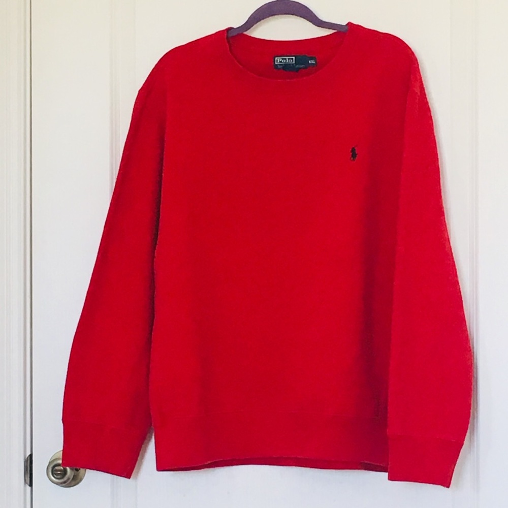 Polo By Ralph Lauren Red Sweatshirt